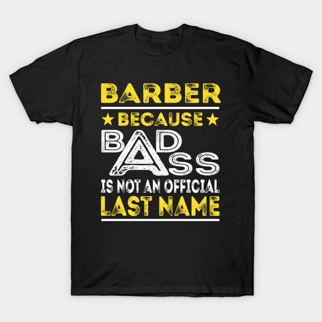 BARBER T-Shirt by Middy1551